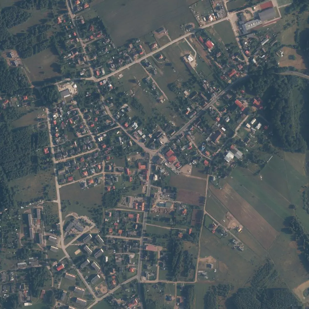 Zdjęcie lotnicze Cewic